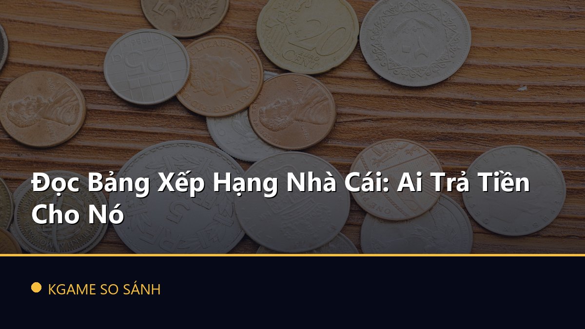 Đọc Bảng Xếp Hạng Nhà Cái: Ai Trả Tiền Cho Nó