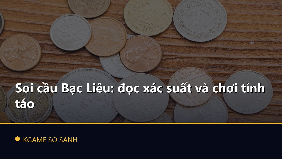 Soi cầu Bạc Liêu: đọc xác suất và chơi tỉnh táo